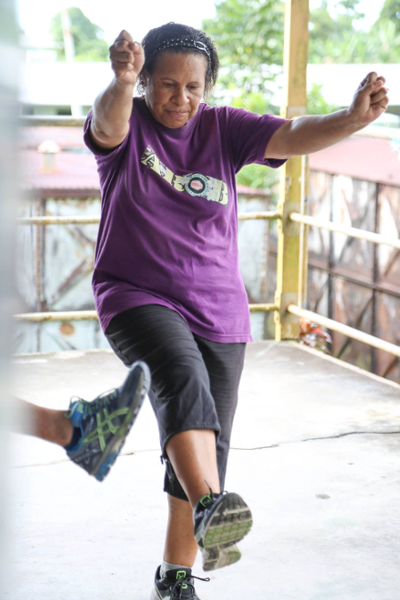 Aerobics in Arawa, Bougainville